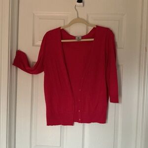 Worthington Bright Pink Women's Cardigan